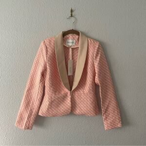Lucy Paris Pink & Cream Blazer Size Medium NWT
